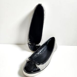 Tory Burch Quilted Flannel Sneaker Flats